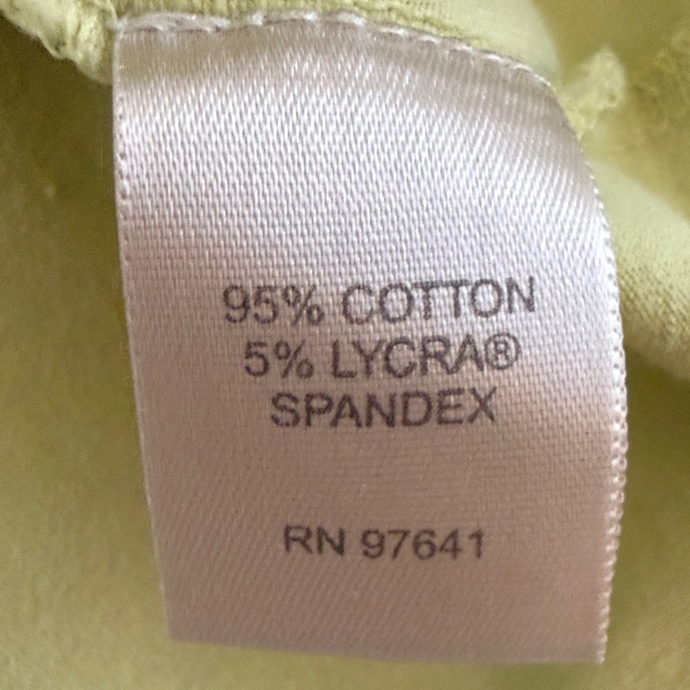 J.Jill Lime Green Adjustable Strap Tank Top with Shelf Bra - Picture 4 of 4